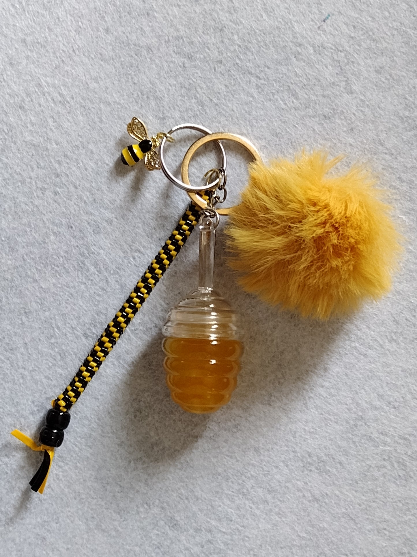 Bee Hive Lip Gloss (Keychain)